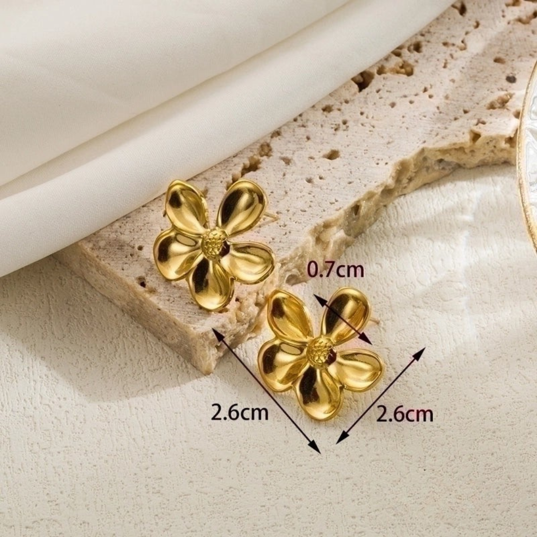 Boucle d'oreille Fleur